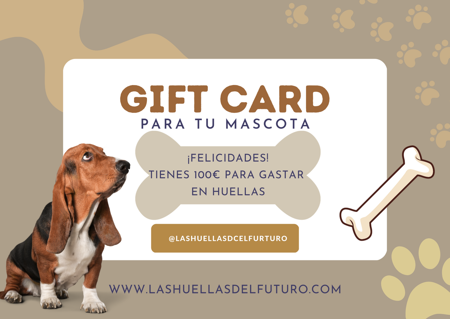 Targeta de regalo Las Huellas del Futuro